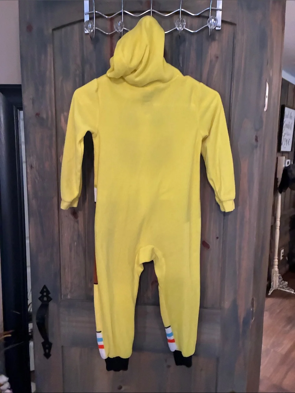 SpongeBob Character Yellow Kids One-Piece Hoodie